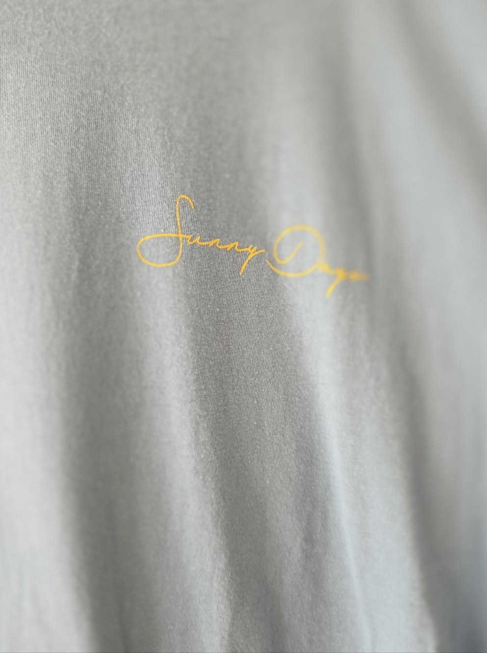 Old NAVY Surf Graphic Soft Washed Tee with Palm Tree Print - Light Blue - Picture 3 of 7